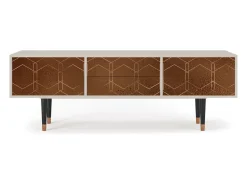 Móvel De Tv| Mueble de TV - 170х59х48 cm - T4 - Chocolate Bar, Areia Bege
