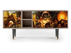Móvel De Tv* Mueble de TV - 150х69х41 cm - T5 - Christ in Limbo, Latte Bege