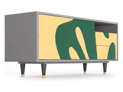 Móvel De Tv| Mueble de TV - 125х56х41 cm - T7 - Constellations by Arp, Cinza Cinzento