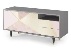 Mueble de TV - 125х56х41 cm - T7 - Cosmopolitan Diva, Cinza^ Móvel De Tv