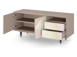 Móvel De Tv* Mueble de TV - 125х56х41 cm - T7 - Cosmopolitan Diva, Latte Bege