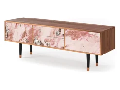 Hot Mueble de TV - 170х59х48 cm - T4 - Cotton Candy, Nogueira Castanho