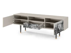 Móvel De Tv* Mueble de TV - 170х59х41 cm - T6 - Country Village, Areia Bege