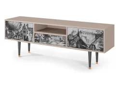 Móvel De Tv* Mueble de TV - 170х59х41 cm - T6 - Country Village, Areia Bege