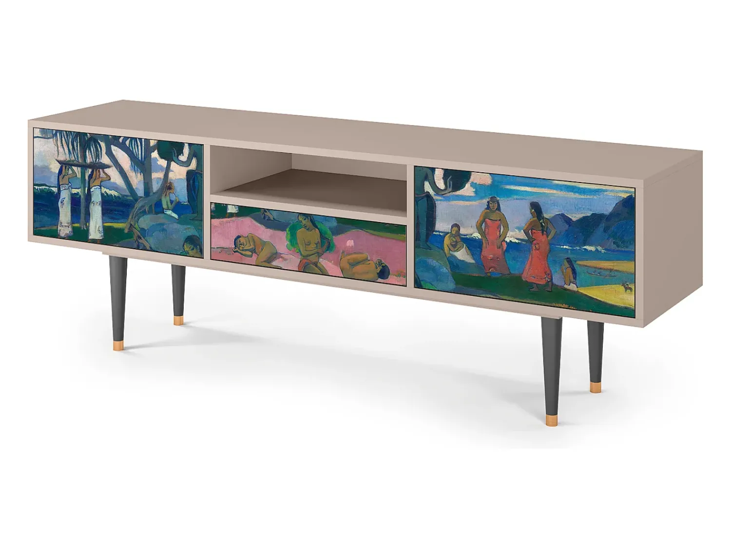 Mueble de TV - 170х59х41 cm - T6 - Day of the God, Areia^ Móvel De Tv