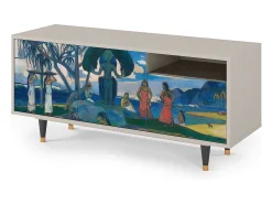 Móvel De Tv| Mueble de TV - 125х56х41 cm - T7 - Day of the God, Areia Bege