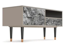 Outlet Mueble de TV - 115х59х48 cm - T3 - Departure, Areia Bege