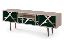 Mueble de TV - 170х59х41 cm - T6 - Emerald Gatsby, Latte^ Móvel De Tv