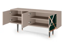 Móvel De Tv| Mueble de TV - 150х69х41 cm - T5 - Emerald Gatsby, Latte Bege