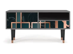 Móvel De Tv* Mueble de TV - 115х59х48 cm - T3 - Emerald Metro, Areia Bege
