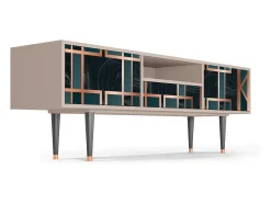 Mueble de TV - 170х59х41 cm - T6 - Emerald Metro, Latte^ Móvel De Tv