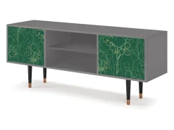Discount Mueble de TV - 170х69х48 cm - T2 - Emerald Forest, Cinza Cinzento