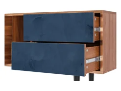 Móvel De Tv| Mueble de TV - 170х69х48 cm - T1 - Endless Galaxi, Nogueira Castanho