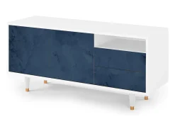 Móvel De Tv| Mueble de TV - 125х56х41 cm - T7 - Endless Galaxi, Branco Bege