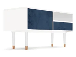 Clearance Mueble de TV - 115х59х48 cm - T3 - Endless Galaxi, Branco Bege