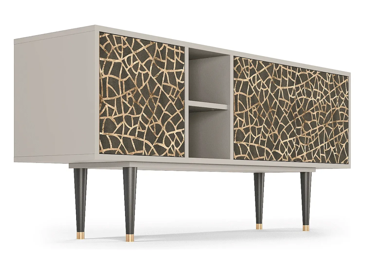 Móvel De Tv| Mueble de TV - 150х69х41 cm - T5 - Enlarged Leaf, Areia Bege