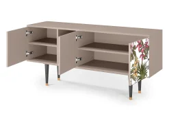Móvel De Tv| Mueble de TV - 150х69х41 cm - T5 - Estival Fruit, Latte Bege