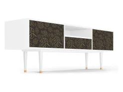 Mueble de TV - 170х59х41 cm - T6 - Fall Of The Leaves, Branco^ Móvel De Tv