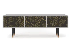 Móvel De Tv| Mueble de TV - 170х59х48 cm - T4 - Fall Of The Leaves, Cinza Cinzento