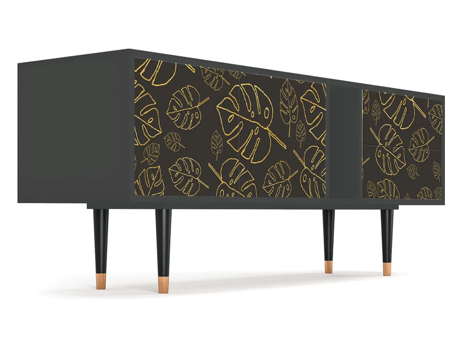 Mueble de TV - 170х69х48 cm - T1 - Fall Of The Leaves, Antracite^ Móvel De Tv