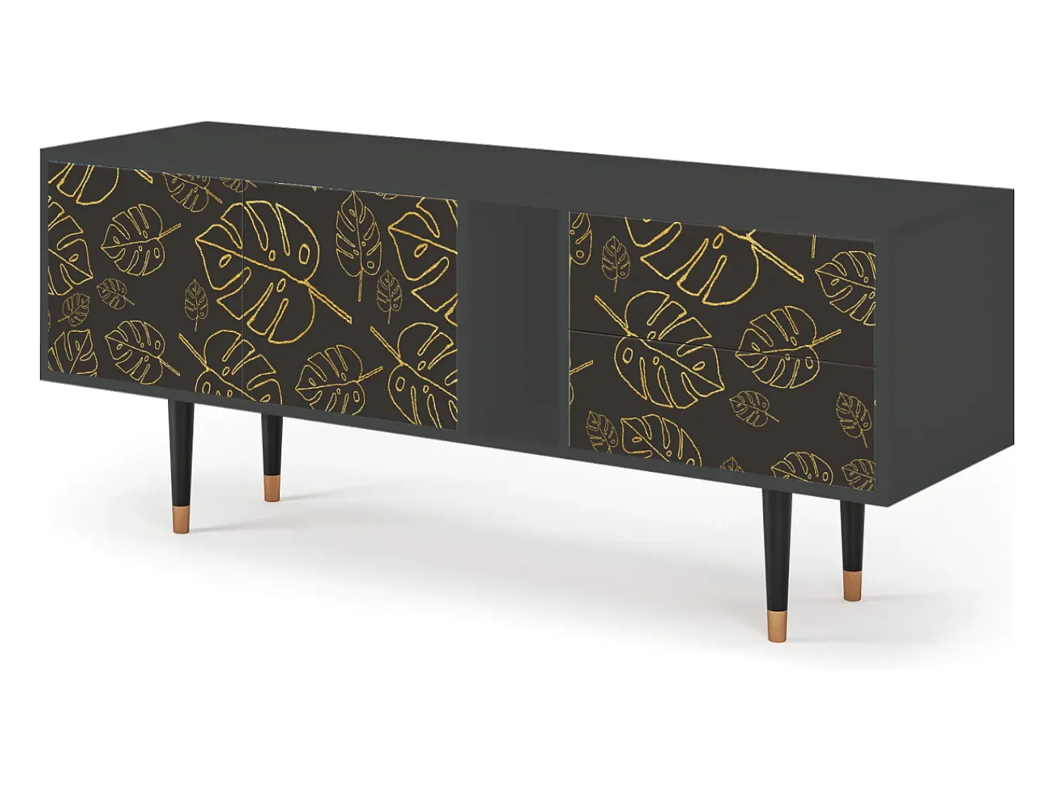Mueble de TV - 170х69х48 cm - T1 - Fall Of The Leaves, Antracite^ Móvel De Tv