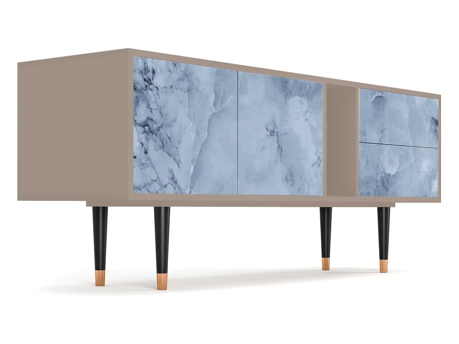 Mueble de TV - 170х69х48 cm - T1 - Feather Ice, Latte^ Móvel De Tv