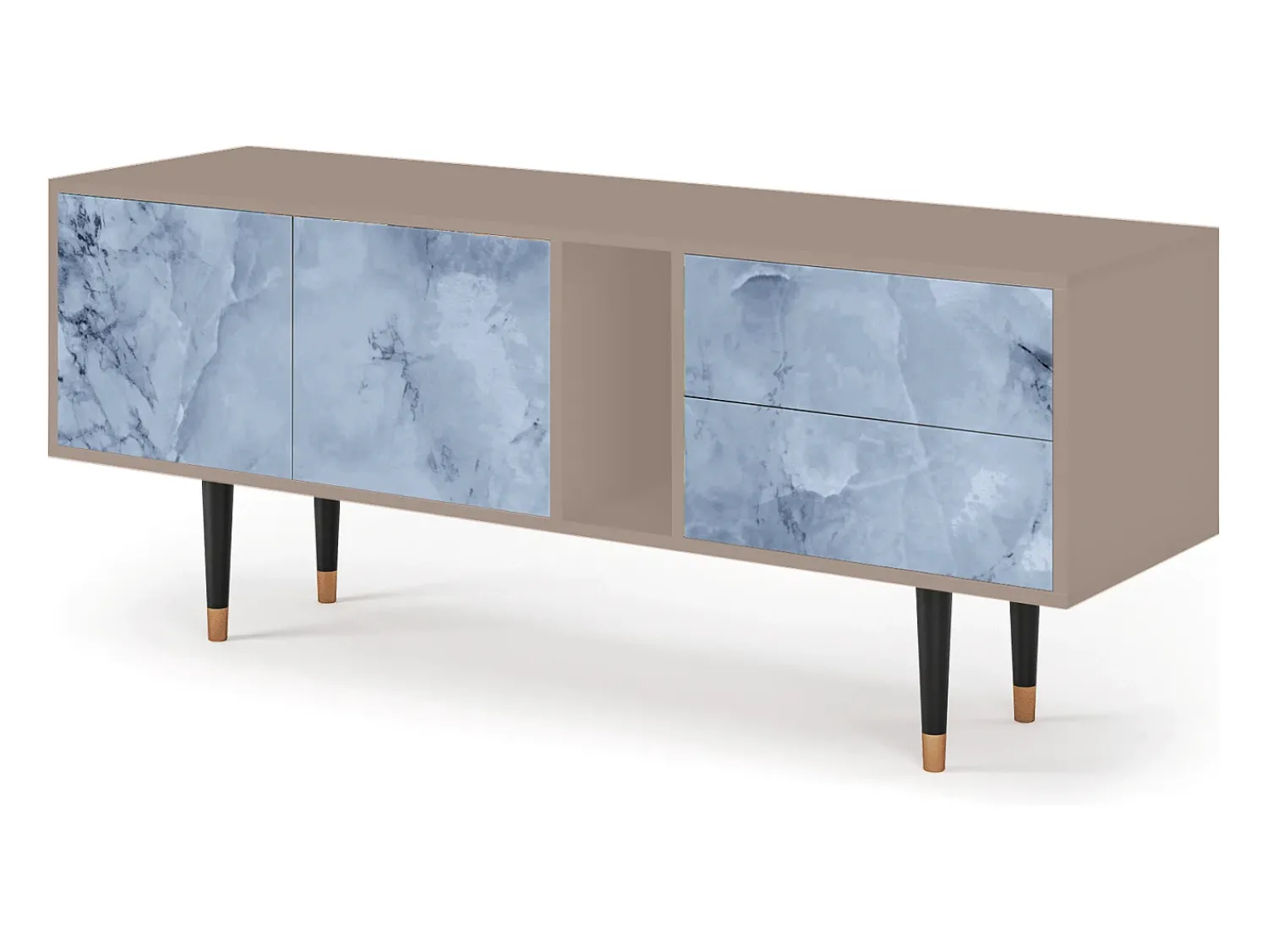 Mueble de TV - 170х69х48 cm - T1 - Feather Ice, Latte^ Móvel De Tv
