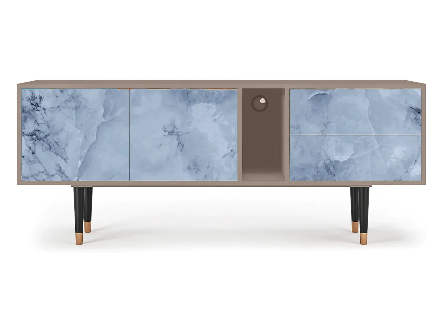 Mueble de TV - 170х69х48 cm - T1 - Feather Ice, Latte^ Móvel De Tv