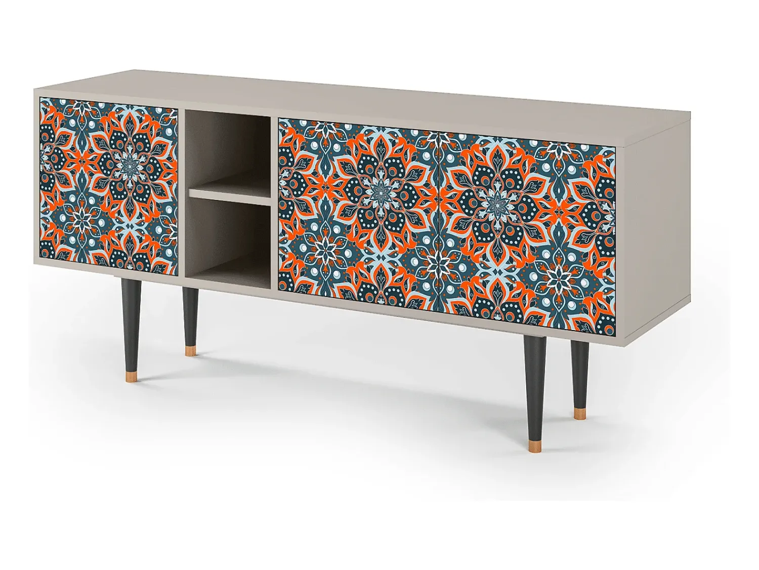 Clearance Mueble de TV - 150х69х41 cm - T5 - Fire Beetle, Areia Bege