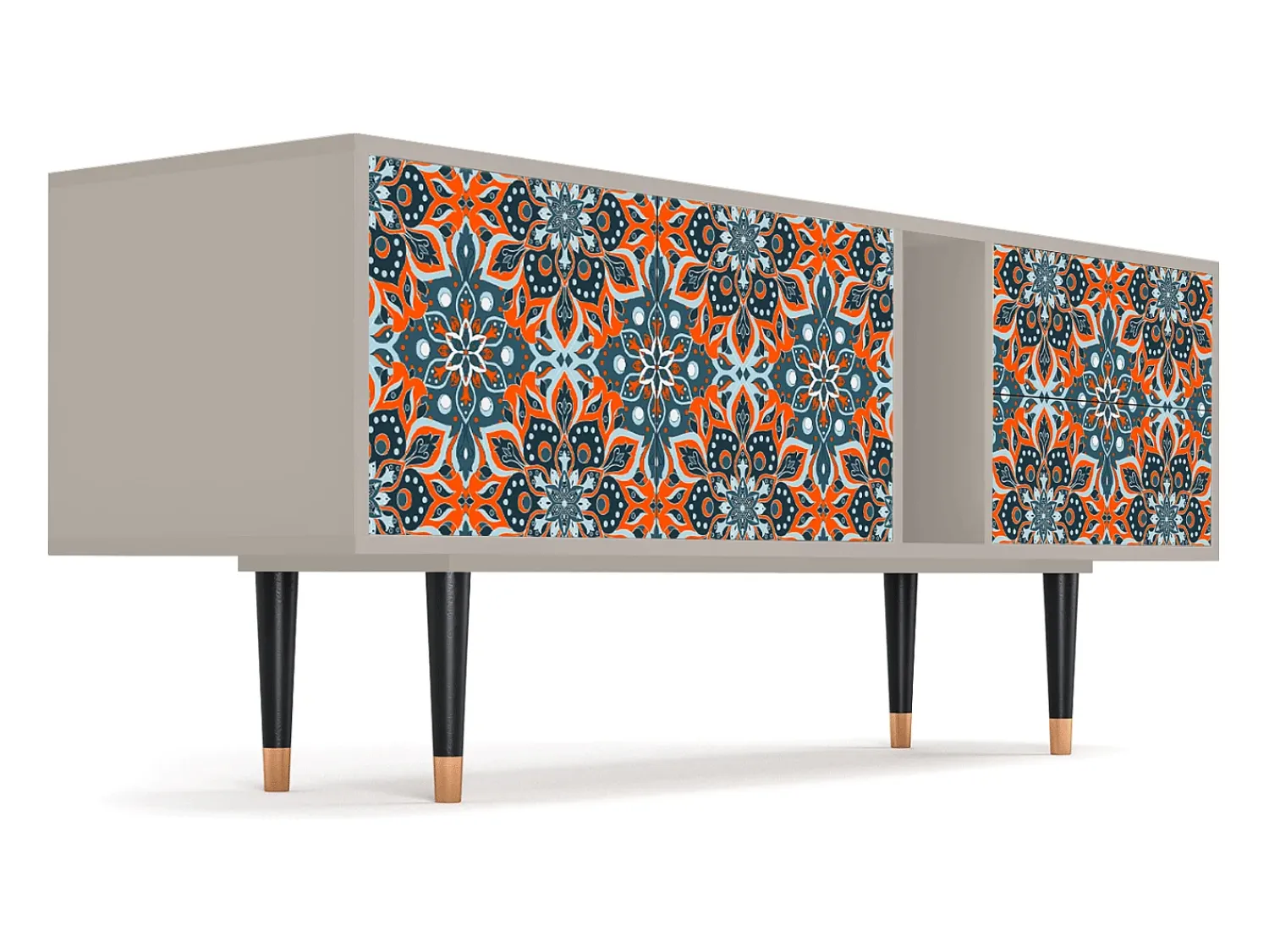 Móvel De Tv| Mueble de TV - 170х69х48 cm - T1 - Fire Beetle, Areia Bege