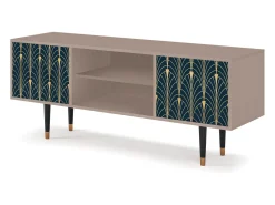 Best Mueble de TV - 170х69х48 cm - T2 - Flower of the Nile, Latte Bege