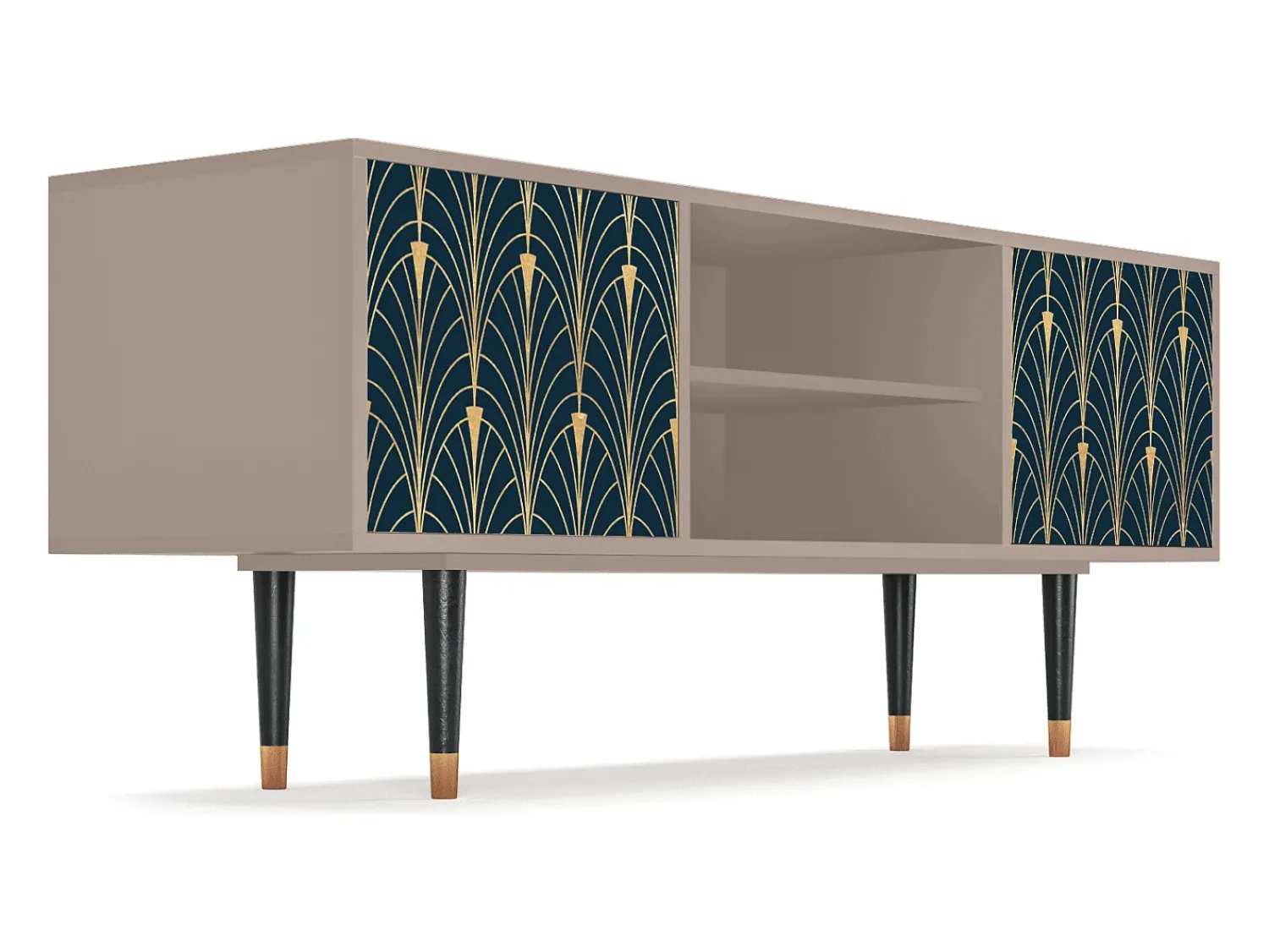Best Mueble de TV - 170х69х48 cm - T2 - Flower of the Nile, Latte Bege