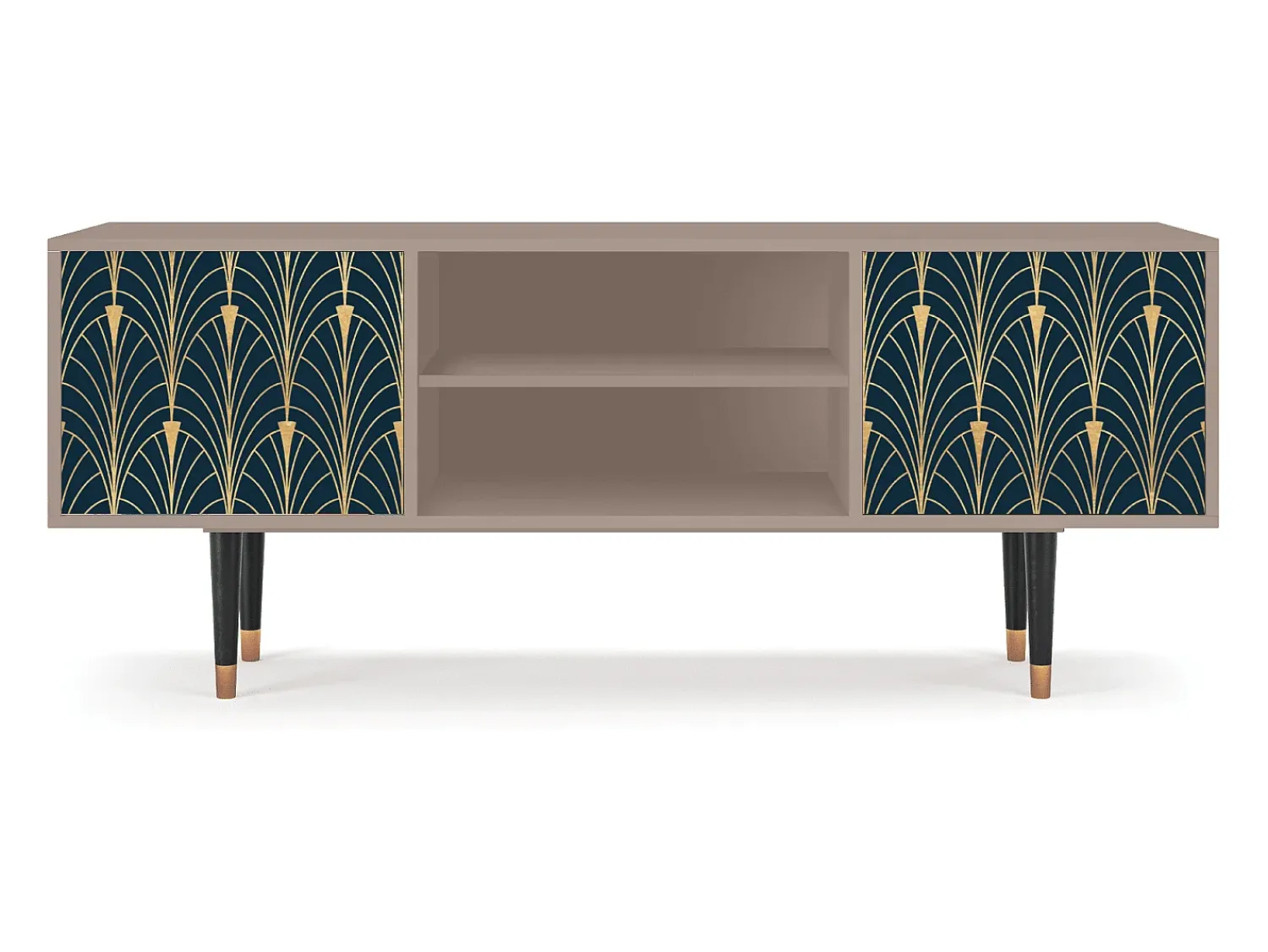 Best Mueble de TV - 170х69х48 cm - T2 - Flower of the Nile, Latte Bege