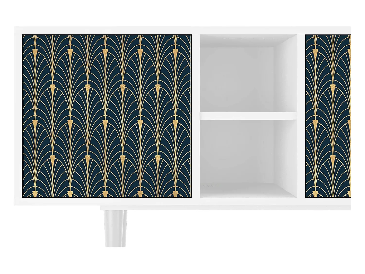 Sale Mueble de TV - 150х69х41 cm - T5 - Flower of the Nile, Branco Bege