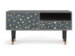 Móvel De Tv* Mueble de TV - 115х59х48 cm - T3 - Foggy Lights, Areia Bege