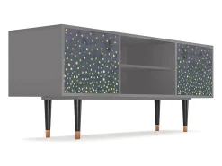 Móvel De Tv* Mueble de TV - 170х69х48 cm - T2 - Foggy Lights, Cinza Cinzento