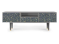 Móvel De Tv* Mueble de TV - 170х59х41 cm - T6 - Foggy Lights, Cinza Cinzento