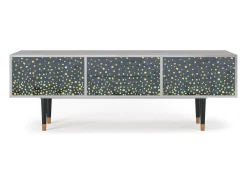 Móvel De Tv| Mueble de TV - 170х59х48 cm - T4 - Foggy Lights, Cinza Cinzento