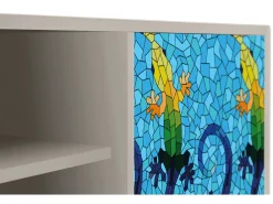 Móvel De Tv| Mueble de TV - 170х69х48 cm - T2 - Gaudi's Lizard, Areia Bege