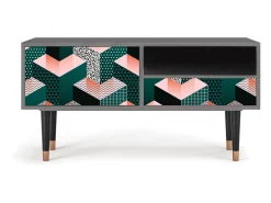 Mueble de TV - 115х59х48 cm - T3 - Geometric Madness, Areia^ Móvel De Tv