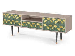 Discount Mueble de TV - 170х59х41 cm - T6 - Gingko leaves, Areia Bege