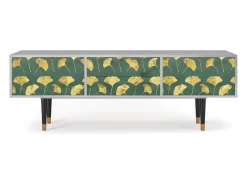Móvel De Tv| Mueble de TV - 170х59х48 cm - T4 - Gingko leaves, Cinza Cinzento