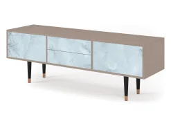 Móvel De Tv| Mueble de TV - 170х59х48 cm - T4 - Glacial Colour, Latte Bege