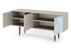 Best Mueble de TV - 150х69х41 cm - T5 - Glacial Colour, Areia Bege