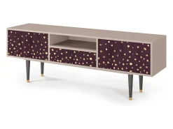 Móvel De Tv* Mueble de TV - 170х59х41 cm - T6 - Glowworms, Latte Bege