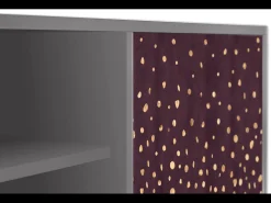 Móvel De Tv| Mueble de TV - 170х69х48 cm - T2 - Glowworms, Cinza Cinzento