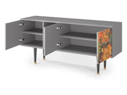 Mueble de TV - 150х69х41 cm - T5 - God by Vaisravana , Cinza Cinzento