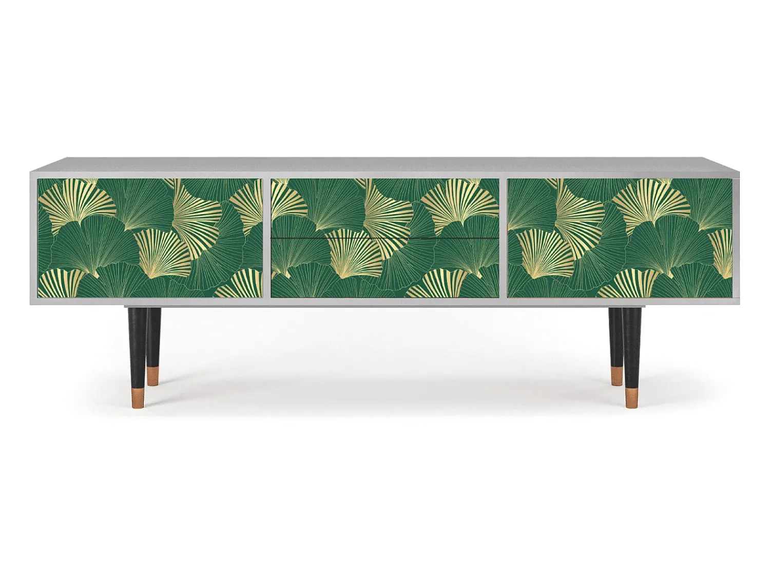 Discount Mueble de TV - 170х59х48 cm - T4 - Gold Ginkgo, Cinza Cinzento
