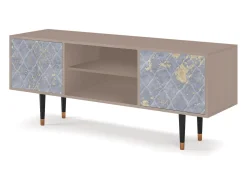 Outlet Mueble de TV - 170х69х48 cm - T2 - Golden Smoke, Latte Bege