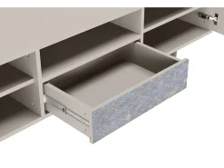 Móvel De Tv| Mueble de TV - 170х59х41 cm - T6 - Golden Smoke, Areia Bege